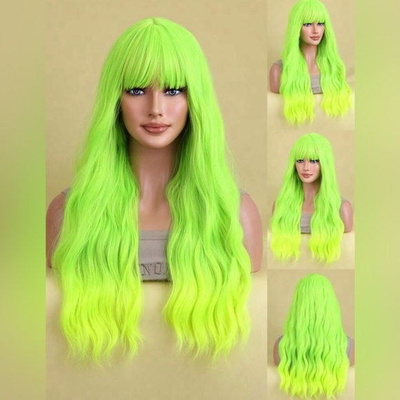 ? NEW Long Curly Hair With Bangs Wig main image 7